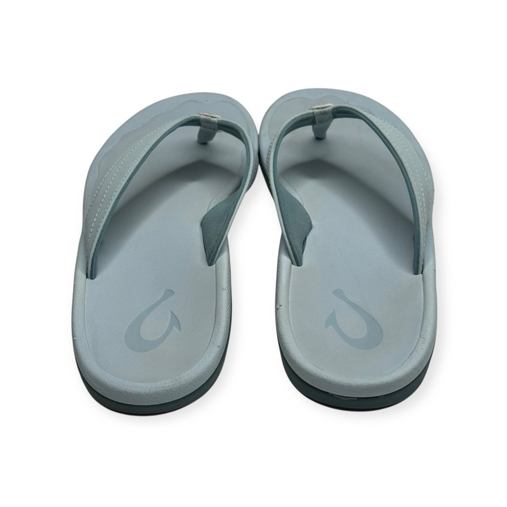Olukai ʊ Ohana Wet Quick Dry Flip Flops ʊ Misty Light Powder Blue ʊ 8M 38 ʊ - Picture 5 of 16